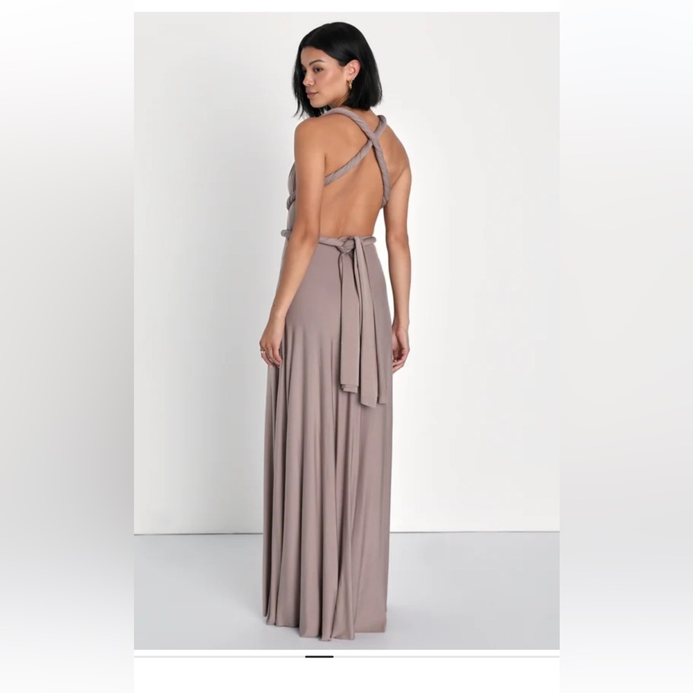 Tricks of the Trade Taupe Convertible Maxi Dress
Lulus - Picture 8 of 12